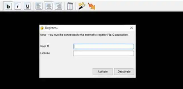 flip q software registration