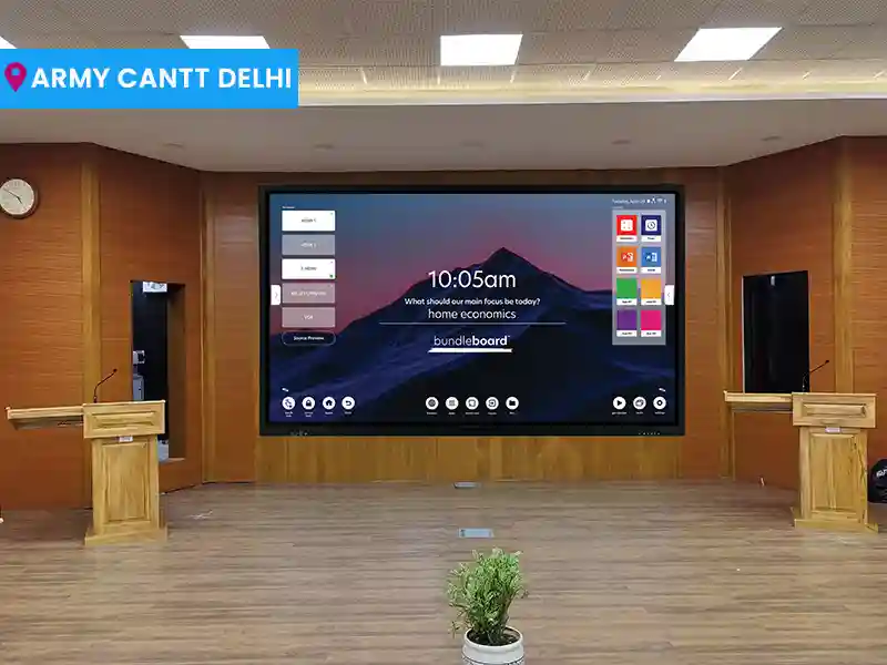 Digital Podium Installation