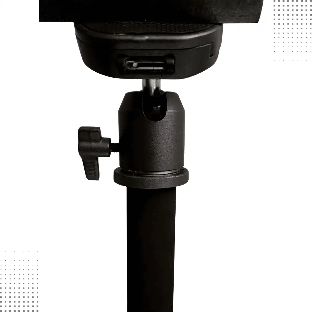 stage teleprompter glass angle control