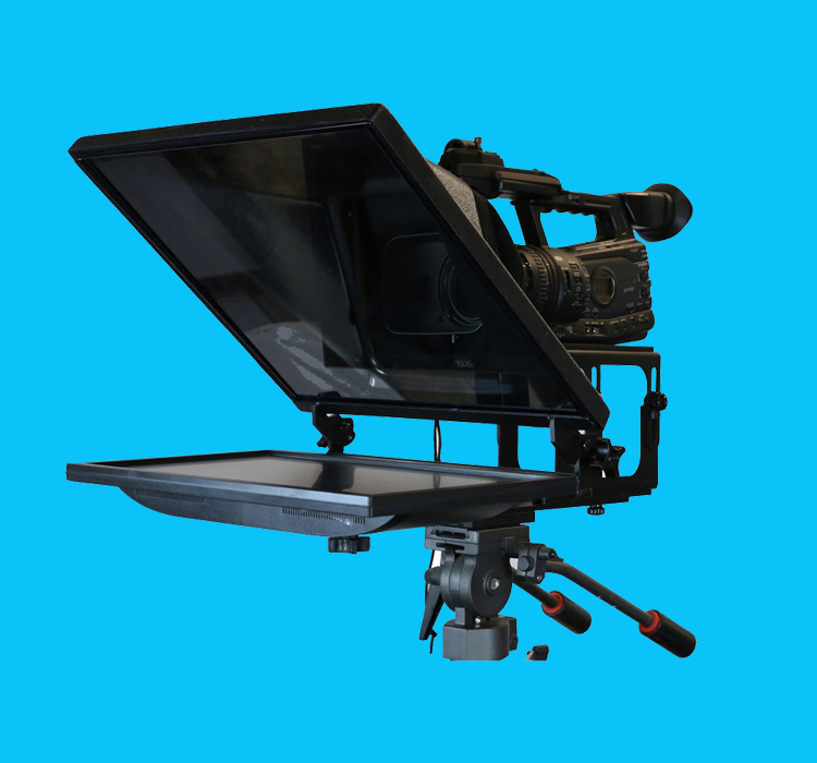 Teleprompter for video conferencing